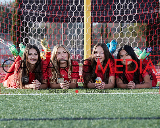 Cathedral Catholic Girls Varisty Soccer Team Media Day
