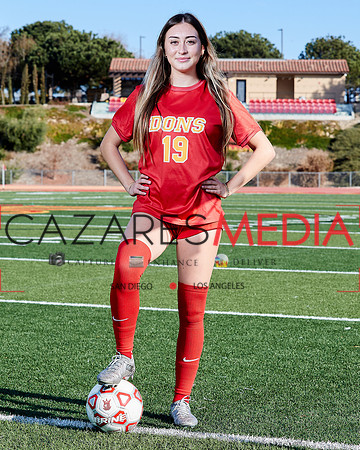 Cathedral Catholic Girls Varisty Soccer Team Media Day