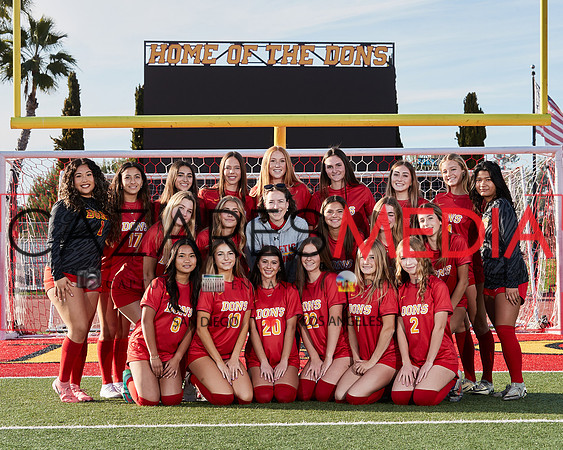 Cathedral Catholic Girls Varisty Soccer Team Media Day