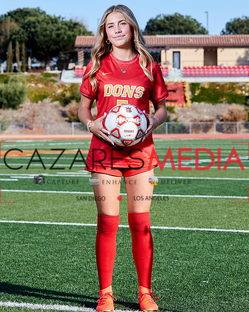 Cathedral Catholic Girls Varisty Soccer Team Media Day