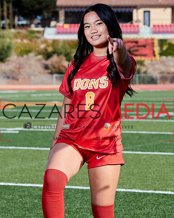 Cathedral Catholic Girls Varisty Soccer Team Media Day
