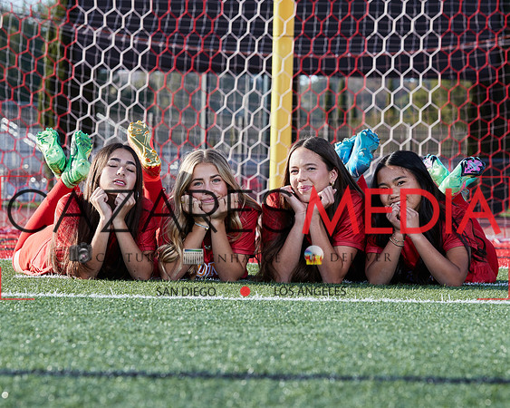 Cathedral Catholic Girls Varisty Soccer Team Media Day