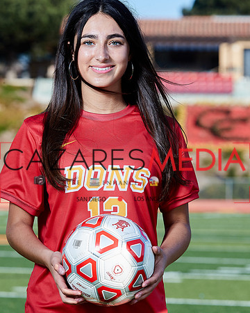 Cathedral Catholic Girls Varisty Soccer Team Media Day