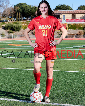 Cathedral Catholic Girls Varisty Soccer Team Media Day