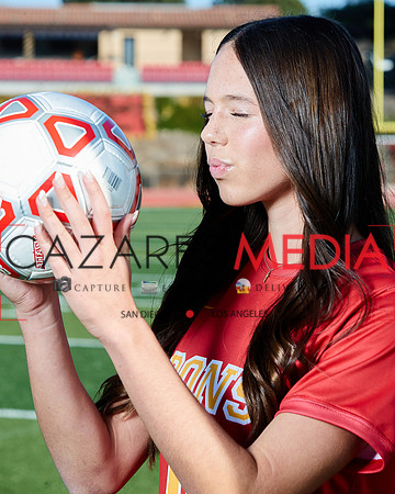 Cathedral Catholic Girls Varisty Soccer Team Media Day
