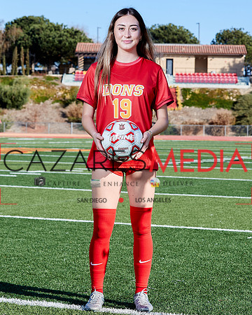 Cathedral Catholic Girls Varisty Soccer Team Media Day