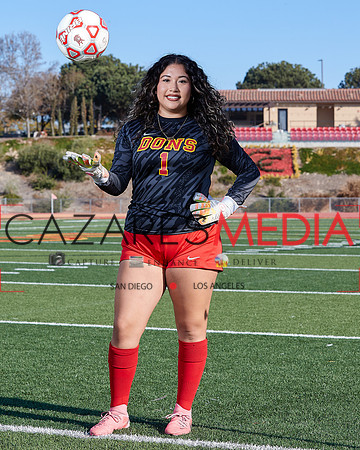 Cathedral Catholic Girls Varisty Soccer Team Media Day