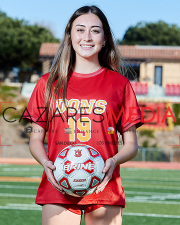 Cathedral Catholic Girls Varisty Soccer Team Media Day