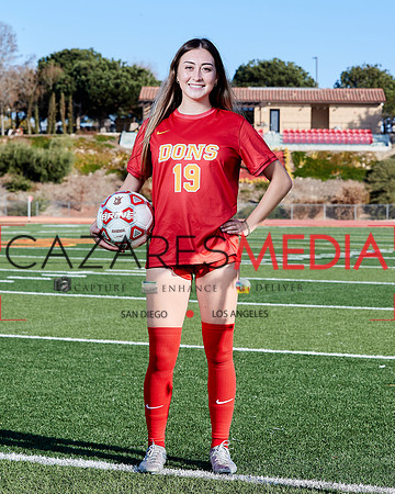 Cathedral Catholic Girls Varisty Soccer Team Media Day