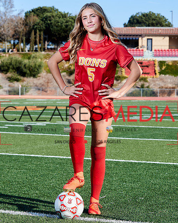 Cathedral Catholic Girls Varisty Soccer Team Media Day