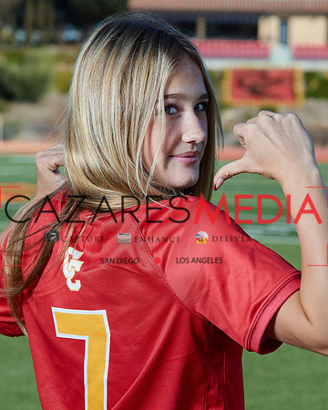 Cathedral Catholic Girls Varisty Soccer Team Media Day