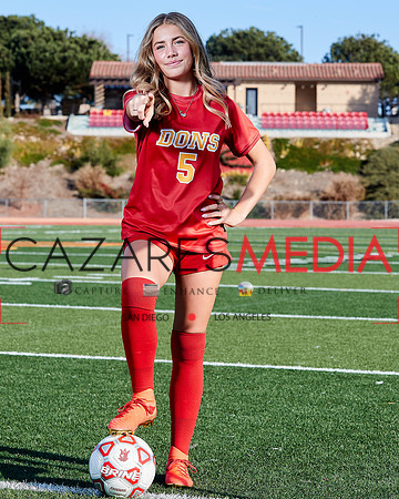 Cathedral Catholic Girls Varisty Soccer Team Media Day