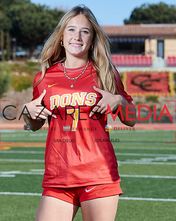 Cathedral Catholic Girls Varisty Soccer Team Media Day