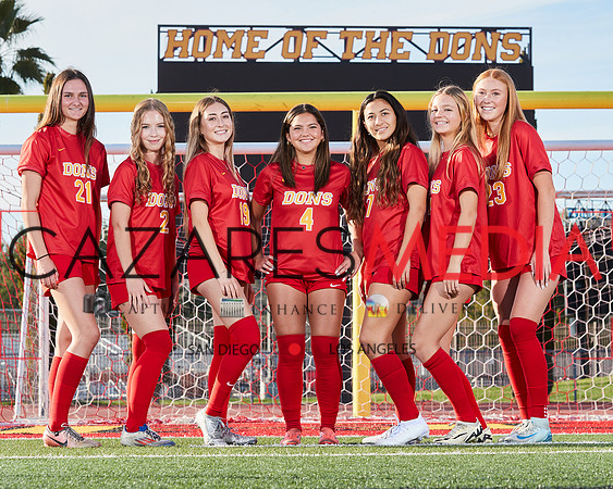 Cathedral Catholic Girls Varisty Soccer Team Media Day