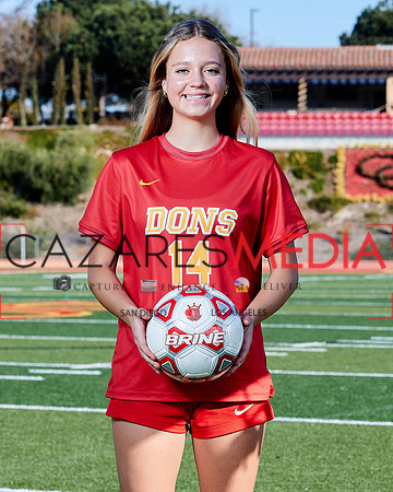 Cathedral Catholic Girls Varisty Soccer Team Media Day