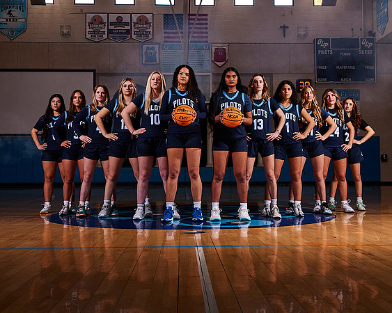 Academy of Our Lady of Peace Varsity Basketball Team Media Day
