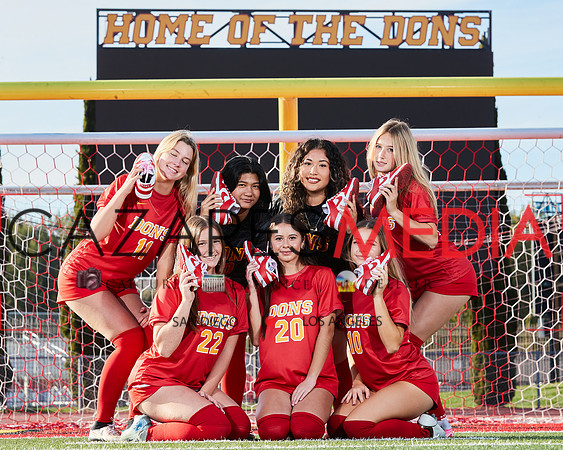 Cathedral Catholic Girls Varisty Soccer Team Media Day