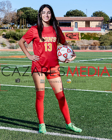 Cathedral Catholic Girls Varisty Soccer Team Media Day