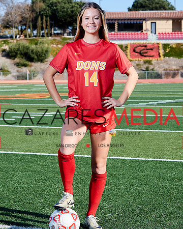 Cathedral Catholic Girls Varisty Soccer Team Media Day