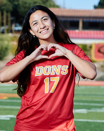 Cathedral Catholic Girls Varisty Soccer Team Media Day