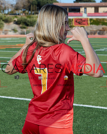 Cathedral Catholic Girls Varisty Soccer Team Media Day