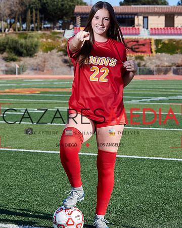 Cathedral Catholic Girls Varisty Soccer Team Media Day