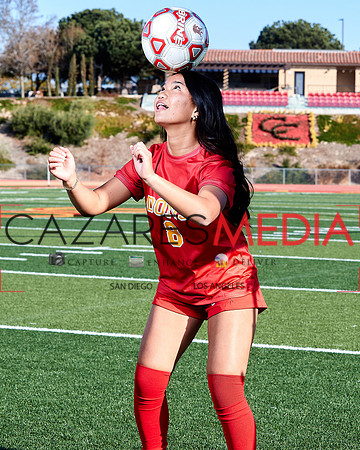 Cathedral Catholic Girls Varisty Soccer Team Media Day