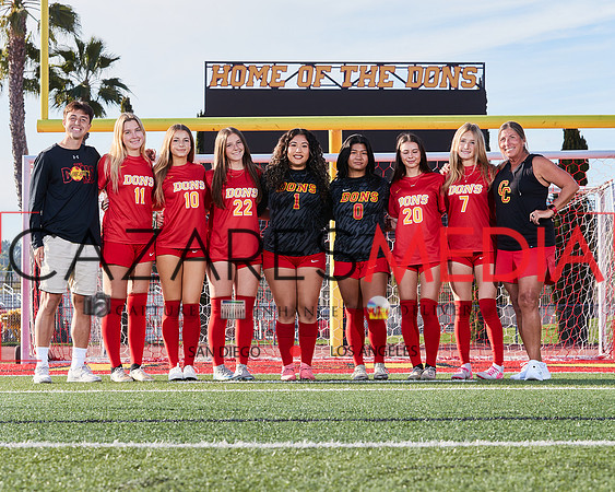Cathedral Catholic Girls Varisty Soccer Team Media Day