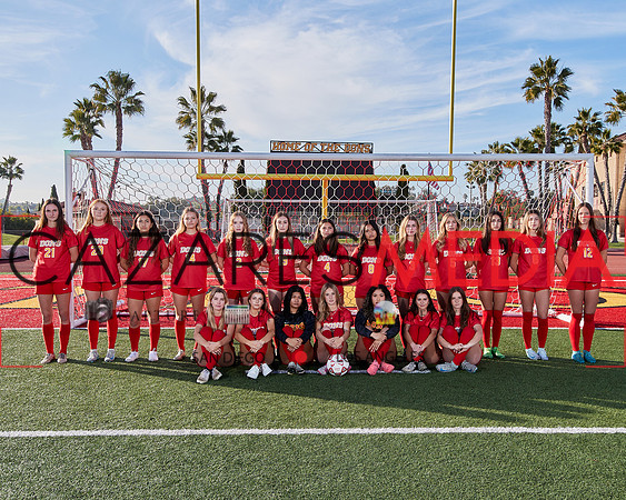 Cathedral Catholic Girls Varisty Soccer Team Media Day