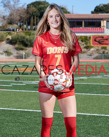 Cathedral Catholic Girls Varisty Soccer Team Media Day