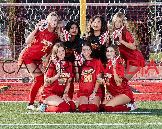 Cathedral Catholic Girls Varisty Soccer Team Media Day
