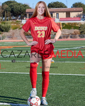 Cathedral Catholic Girls Varisty Soccer Team Media Day