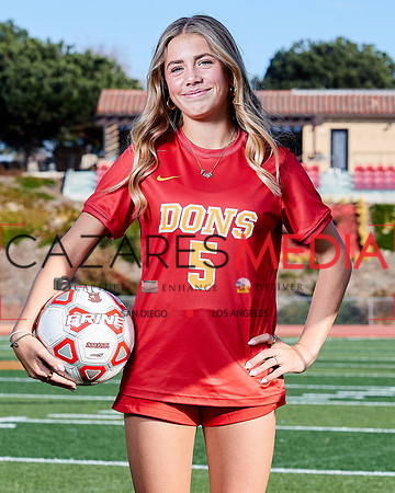 Cathedral Catholic Girls Varisty Soccer Team Media Day