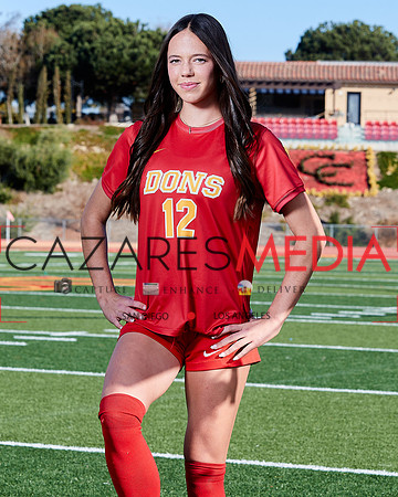 Cathedral Catholic Girls Varisty Soccer Team Media Day