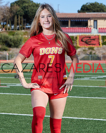 Cathedral Catholic Girls Varisty Soccer Team Media Day