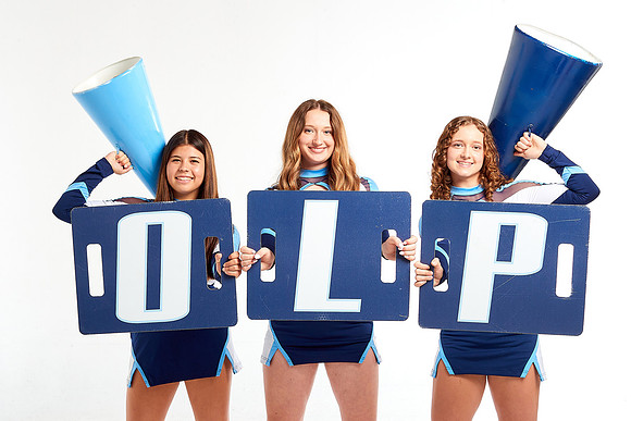 Academy of Our Lady of Peace Varsity Cheer Media Day