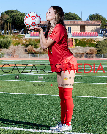 Cathedral Catholic Girls Varisty Soccer Team Media Day