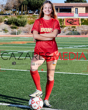 Cathedral Catholic Girls Varisty Soccer Team Media Day