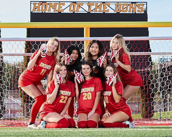 Cathedral Catholic Girls Varisty Soccer Team Media Day
