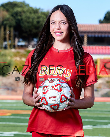 Cathedral Catholic Girls Varisty Soccer Team Media Day