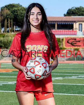 Cathedral Catholic Girls Varisty Soccer Team Media Day