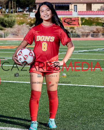 Cathedral Catholic Girls Varisty Soccer Team Media Day