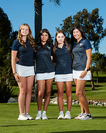Academy of Our Lady of Peace Golf Team.