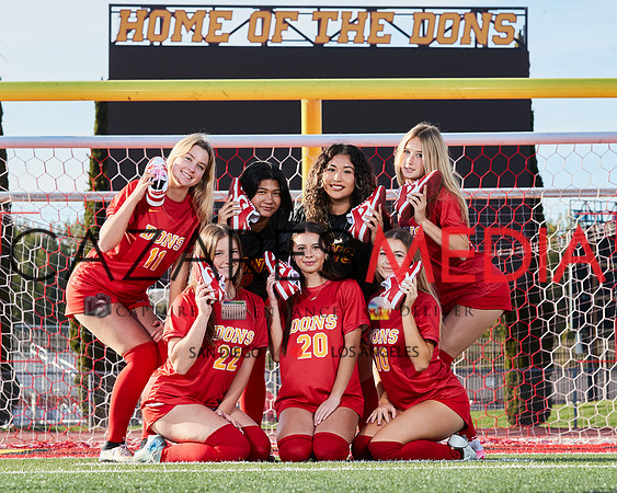 Cathedral Catholic Girls Varisty Soccer Team Media Day