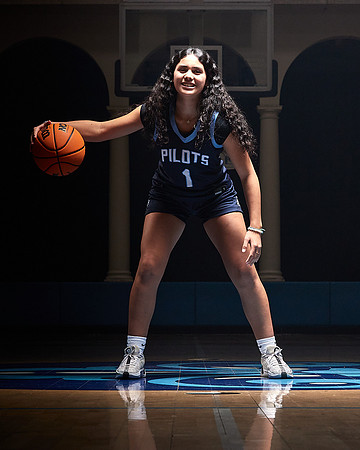Academy of Our Lady of Peace Varsity Basketball Team Media Day