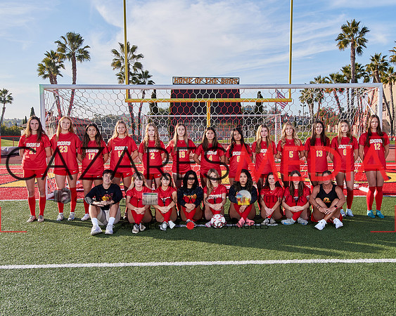 Cathedral Catholic Girls Varisty Soccer Team Media Day