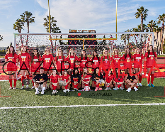 Cathedral Catholic Girls Varisty Soccer Team Media Day