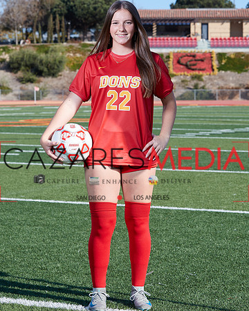Cathedral Catholic Girls Varisty Soccer Team Media Day