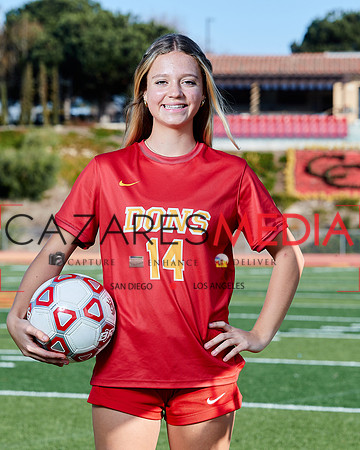 Cathedral Catholic Girls Varisty Soccer Team Media Day
