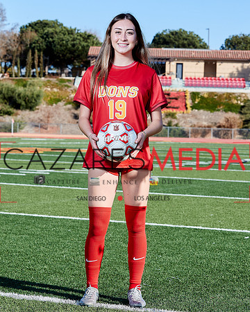 Cathedral Catholic Girls Varisty Soccer Team Media Day